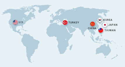 워드바이스 서비스 월드맵